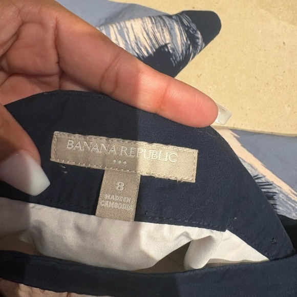 Banana Republic Tropical Palm Print Midi Skirt - Picture 2 of 5